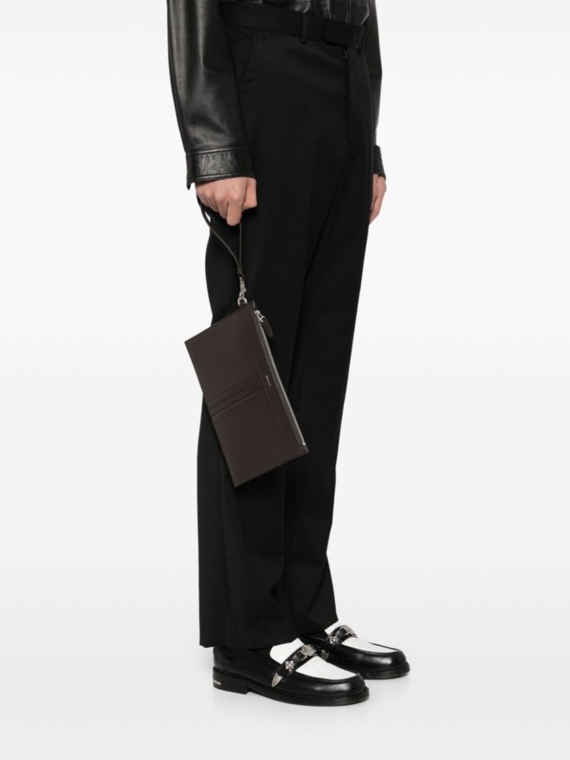 

Bally клатч Mythos, коричневый