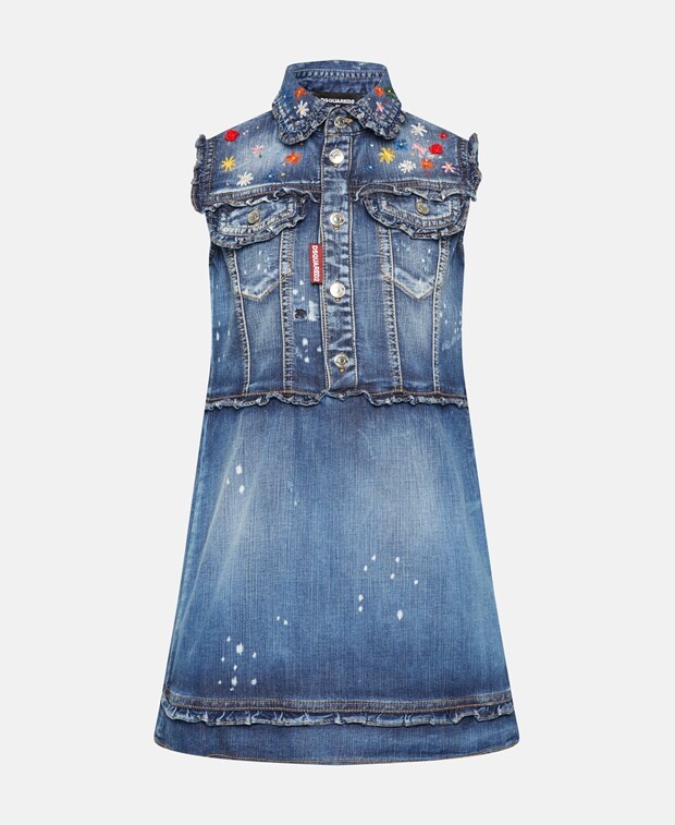 

Джинсовое платье Dsquared2, индиго