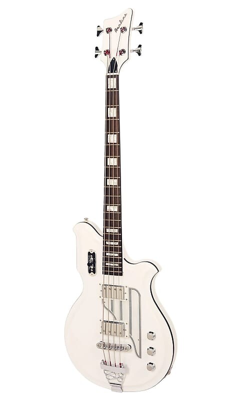

Басс гитара Airline Map Bass Tone Chambered Mahogany Body Bolt-On Bound Maple Neck 4-String Electric Bass Guitar