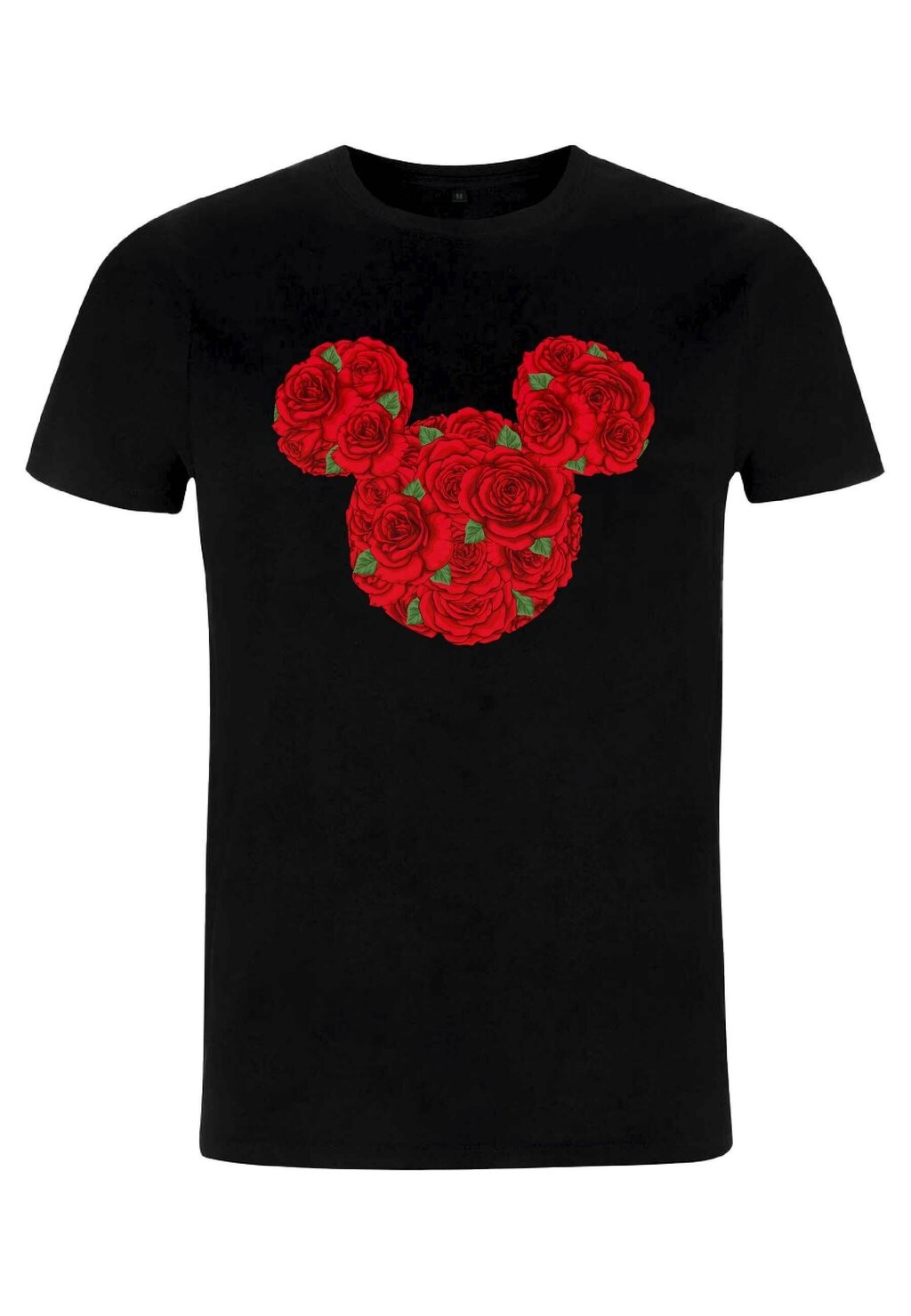 

Футболка с принтом Mickey Classic Mickey Mouse Roses Disney, черная