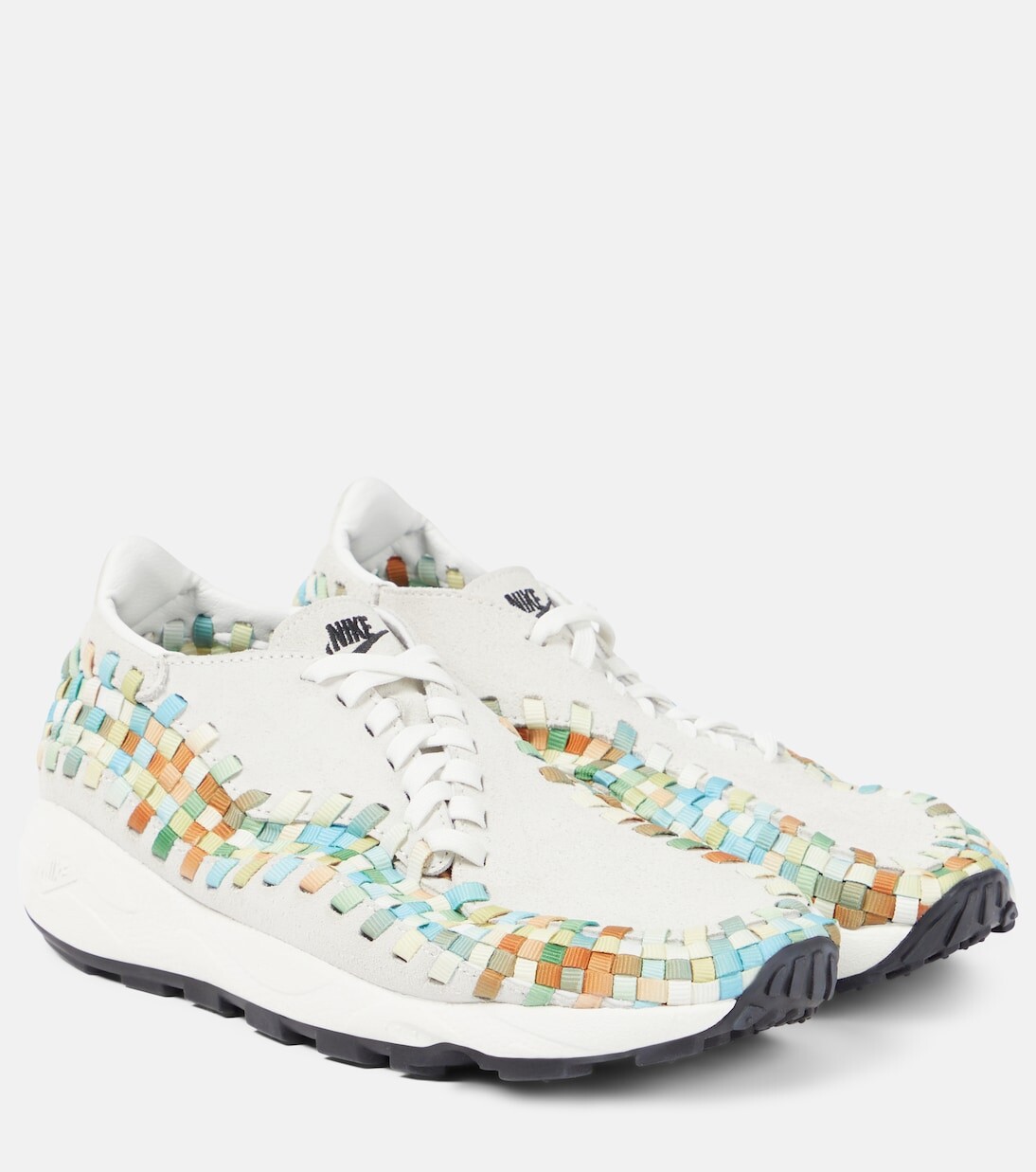 

Кожаные кроссовки Nike Air Footscape Nike, мультиколор