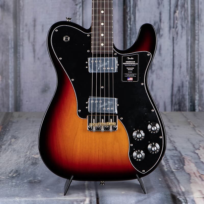 Электрогитара Fender American Professional II Telecaster Deluxe, 3-Color Sunburst электрогитара fender american pro ii telecaster 2023 3 color sunburst