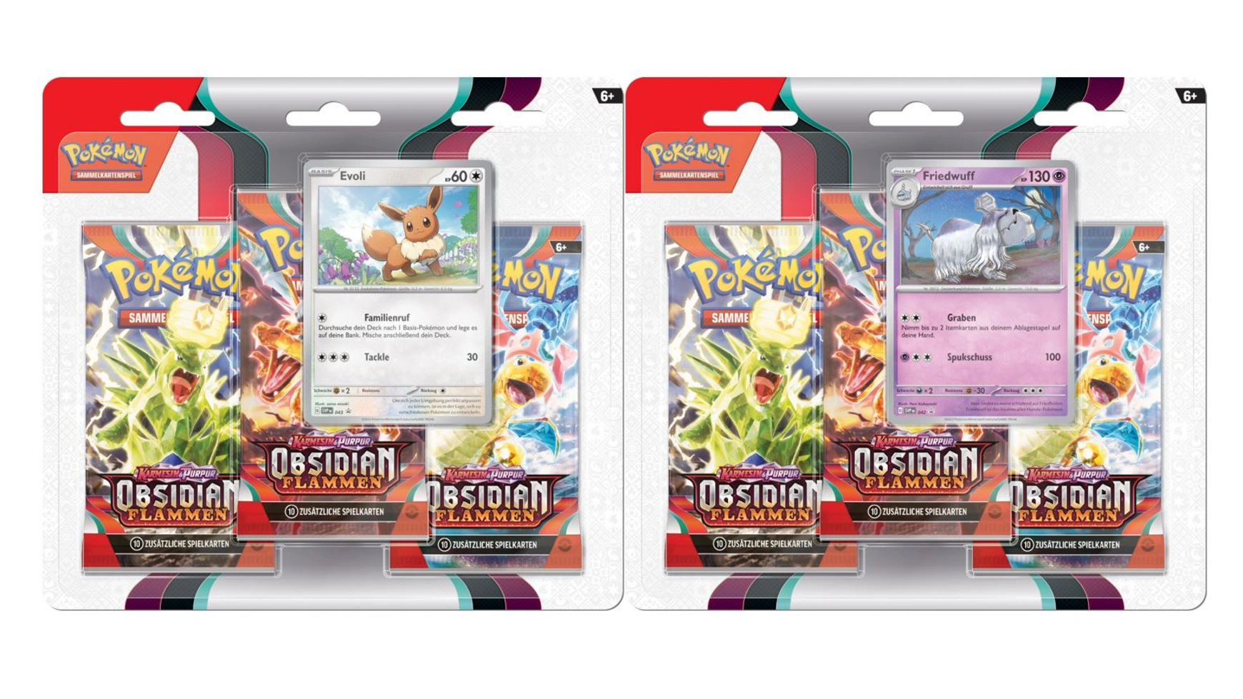 Коллекционная карточная игра Pokémon PKM KP03, 3 упаковки в блистерной упаковке DE
