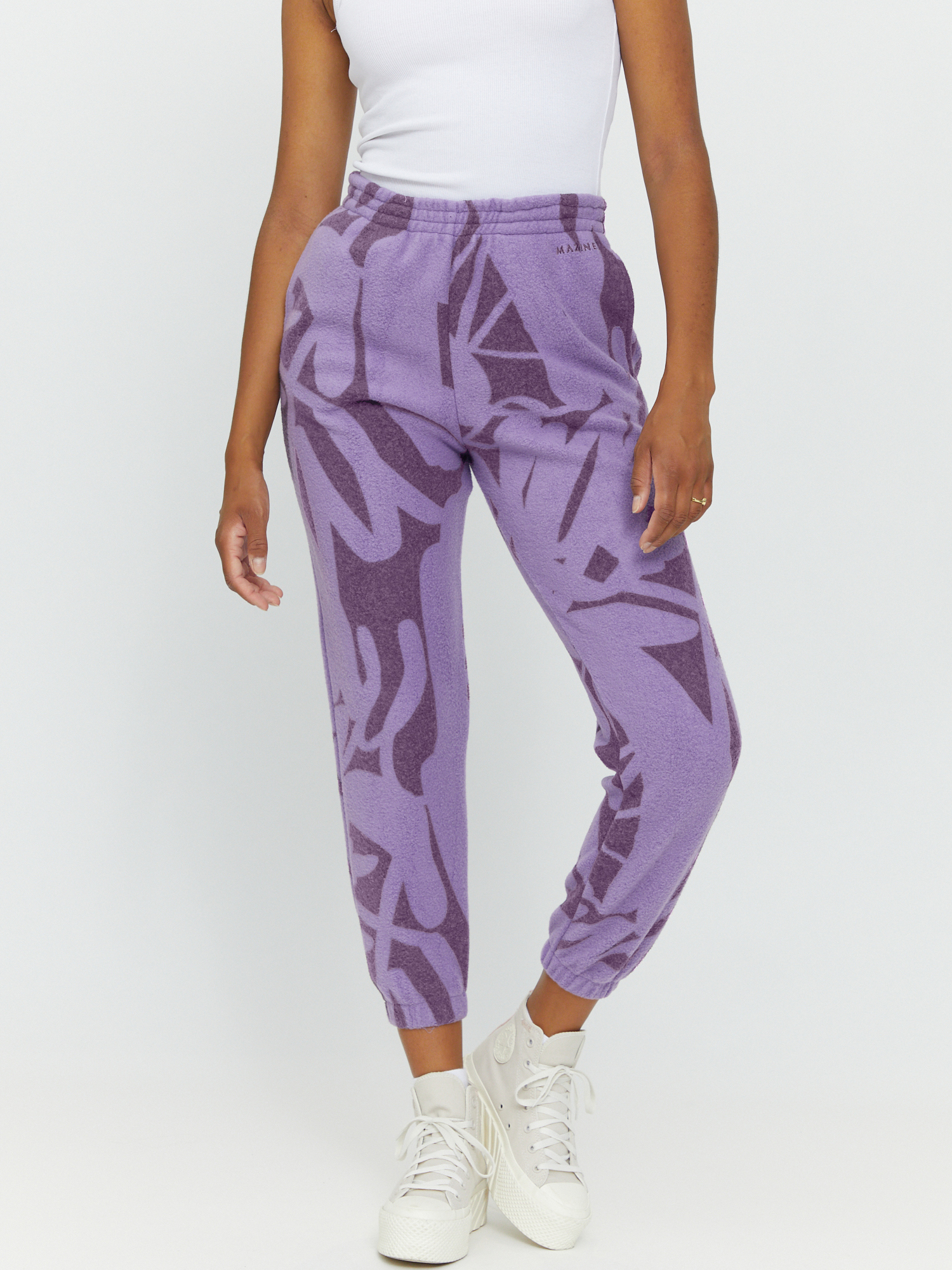 Спортивные брюки MAZINE Sweat Loop Printed Fleece, цвет purple haze/printed fissman purpur printed glass purple green beige 400ml