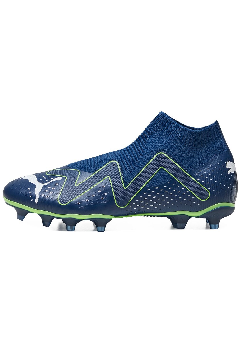 

Кроссовки для футзала с шипами Future Match Puma, цвет persian blue white pro green