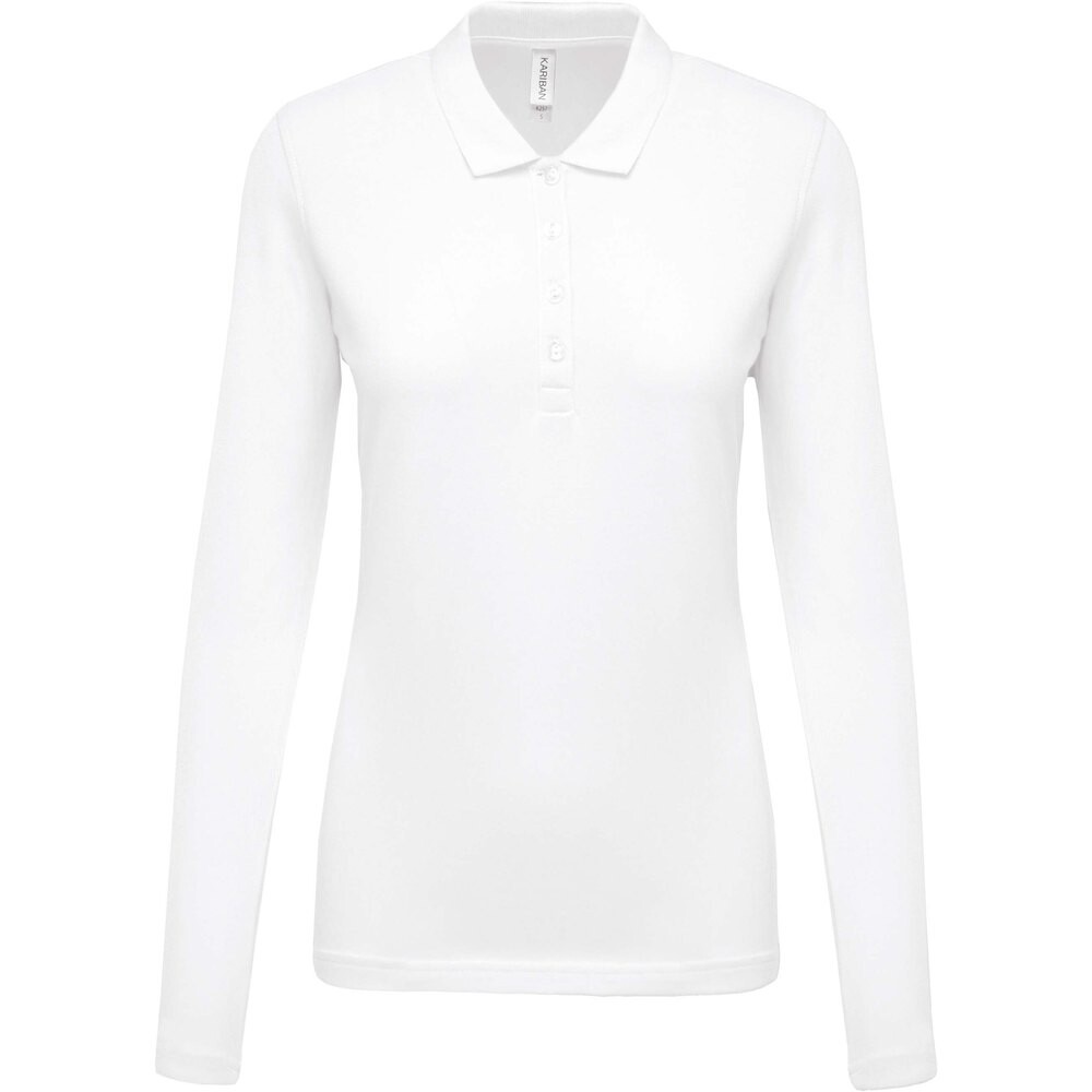 

Поло Kariban Slim-Fit, белый