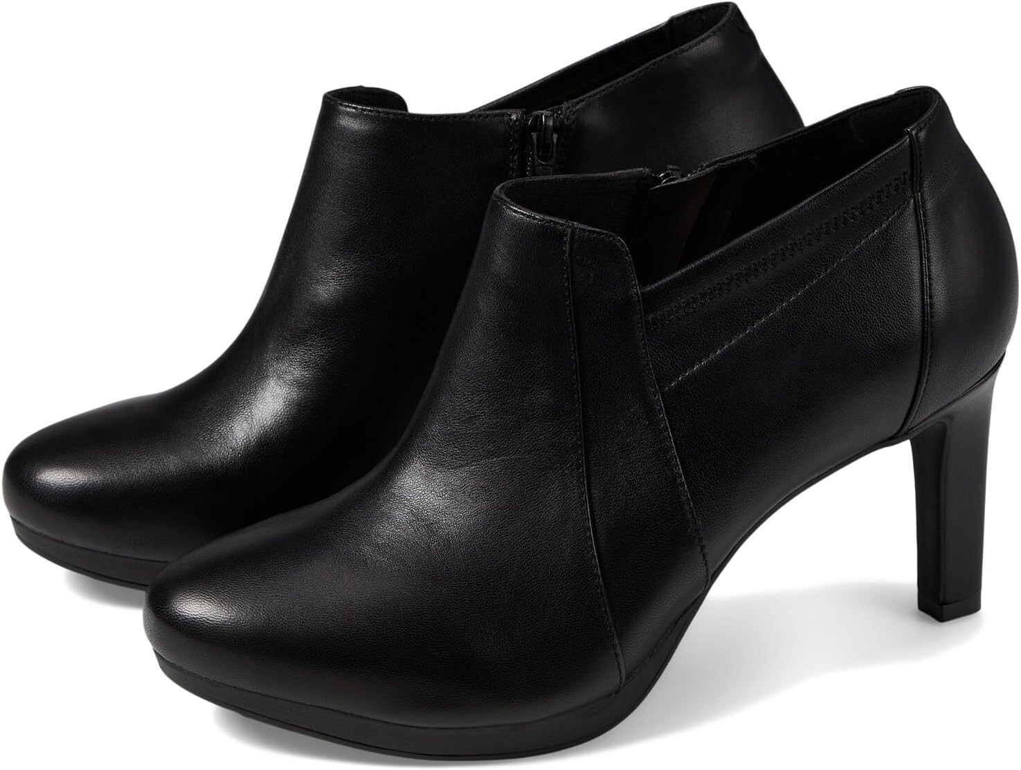 

Ботильоны на каблуке Ambyr Hope Clarks, черная кожа