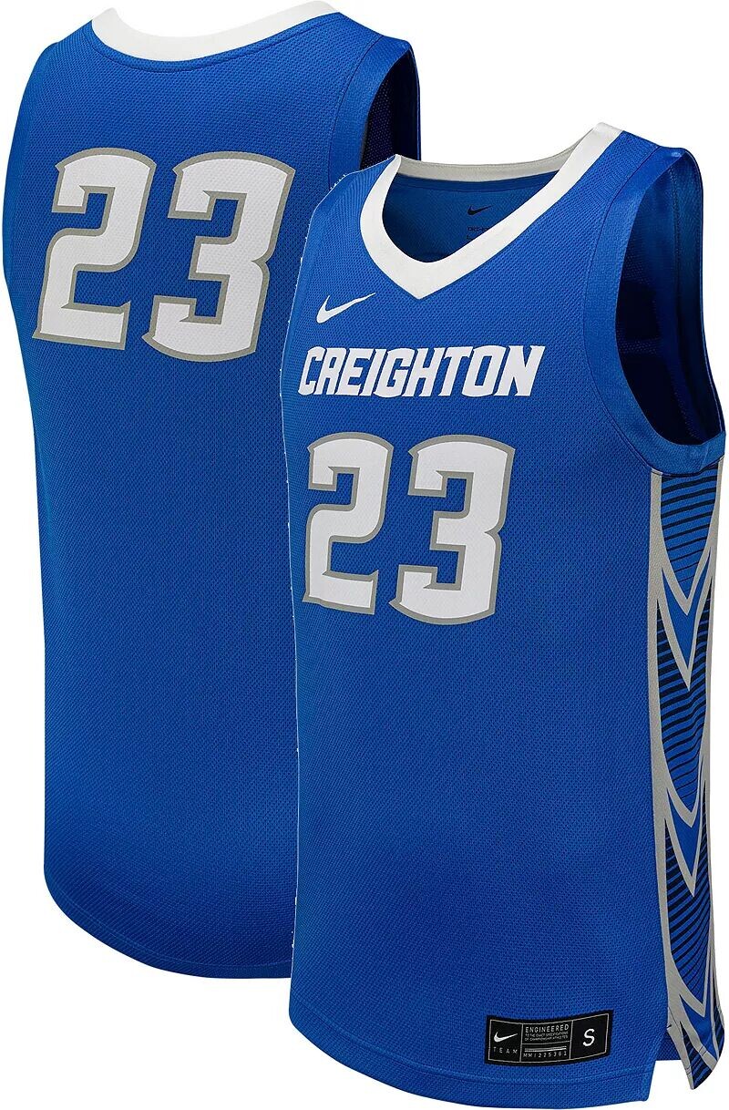 

Мужская баскетбольная майка Nike Creighton Bluejays #23, реплика синего цвета