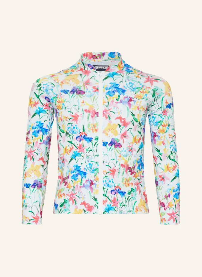 цена Уф рубашка happy flowers с защитой от ультрафиолета 50+ Vilebrequin, белый