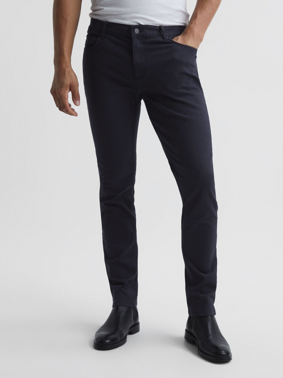 

Джинсы Reiss Deep Slim Fit, синие