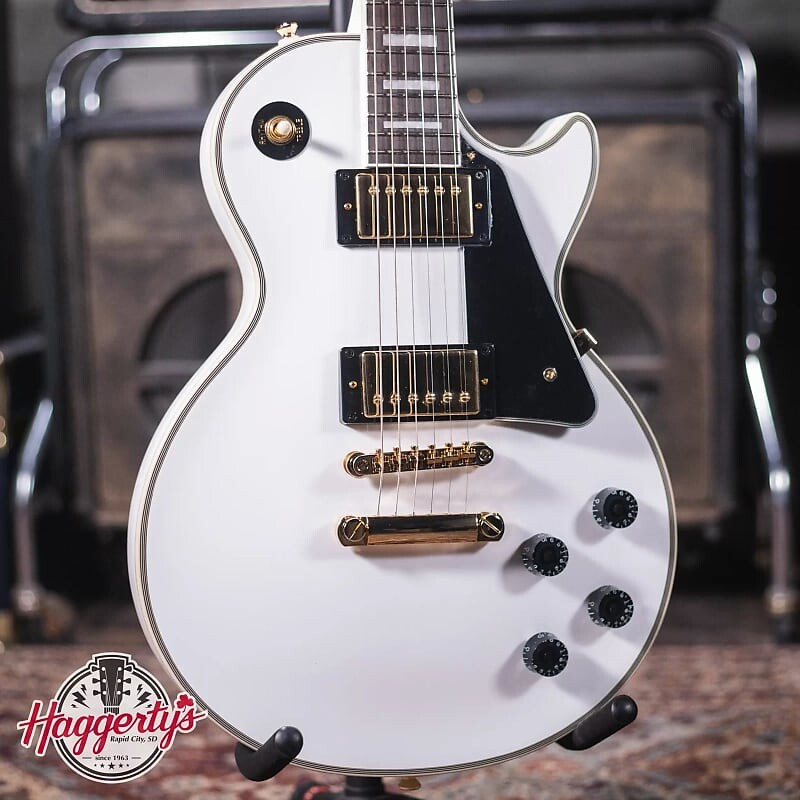 

Электрогитара Epiphone Les Paul Custom Electric Guitar - Alpine White