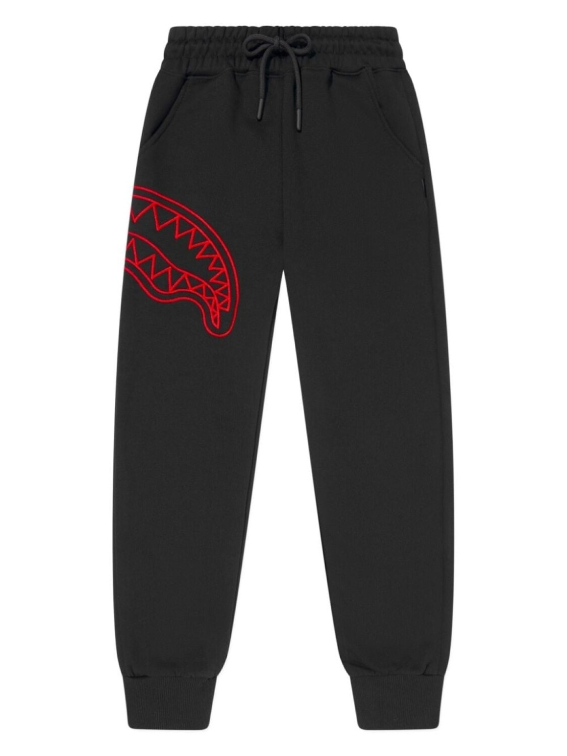 

Sprayground kid спортивные штаны из хлопка с акульими зубами, черный