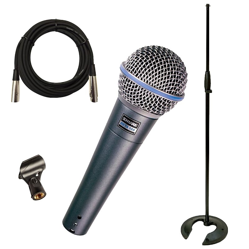 Динамический вокальный микрофон Shure BETA 58A Handheld Supercardioid Dynamic Microphone микрофон shure beta 58a динамический суперкардиоидный вокальный 1840517