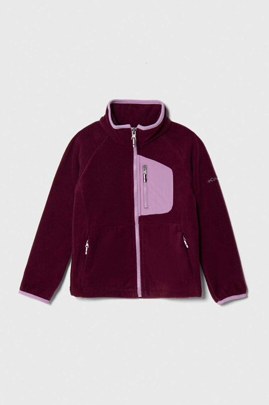 

Детская толстовка с молнией во всю длину Fast Trek III Fleece Columbia, гранат