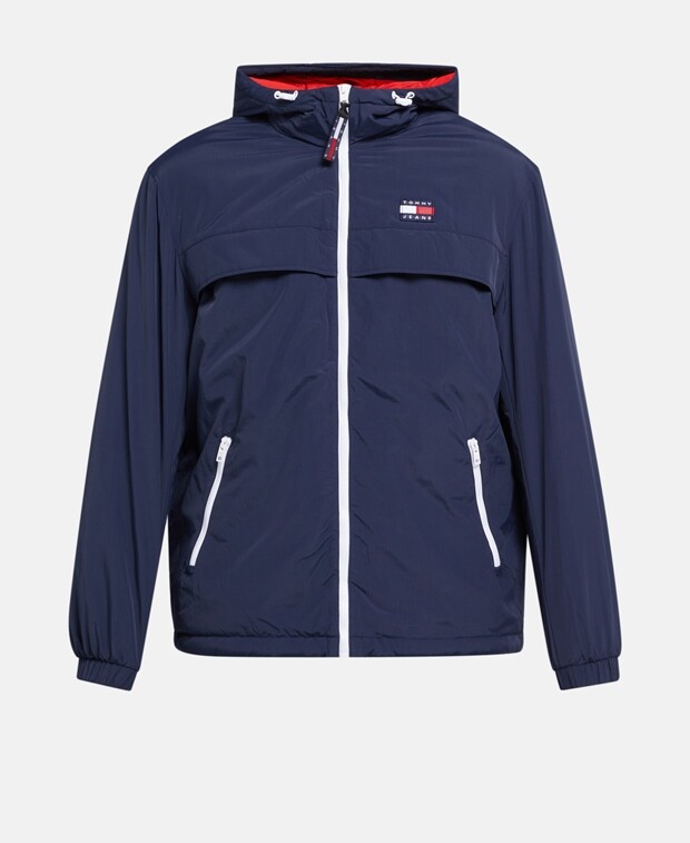

Межсезонная куртка Tommy Jeans, темно-синий