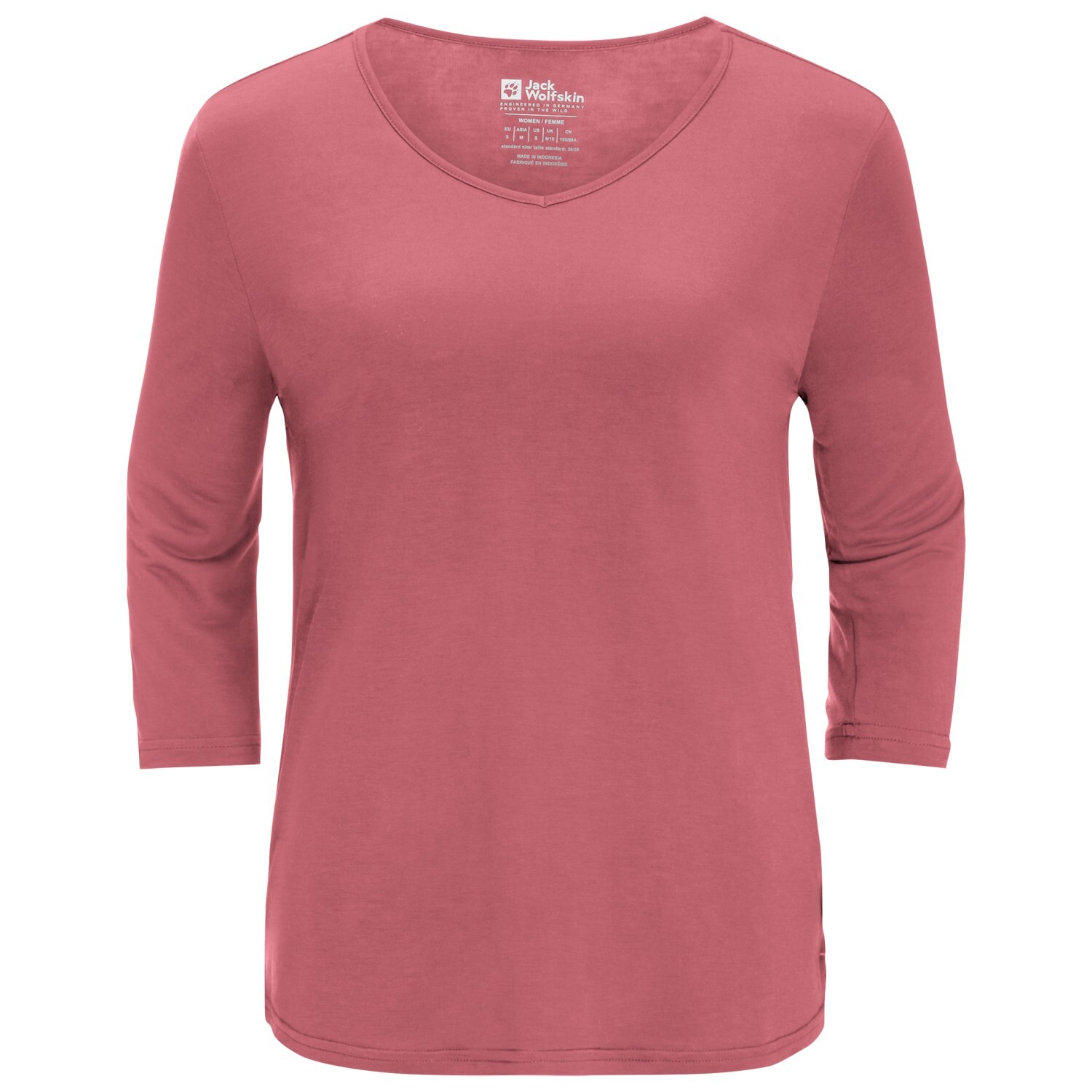

Лонгслив Jack Wolfskin Women's Mola 3/4 T, цвет Soft Pink