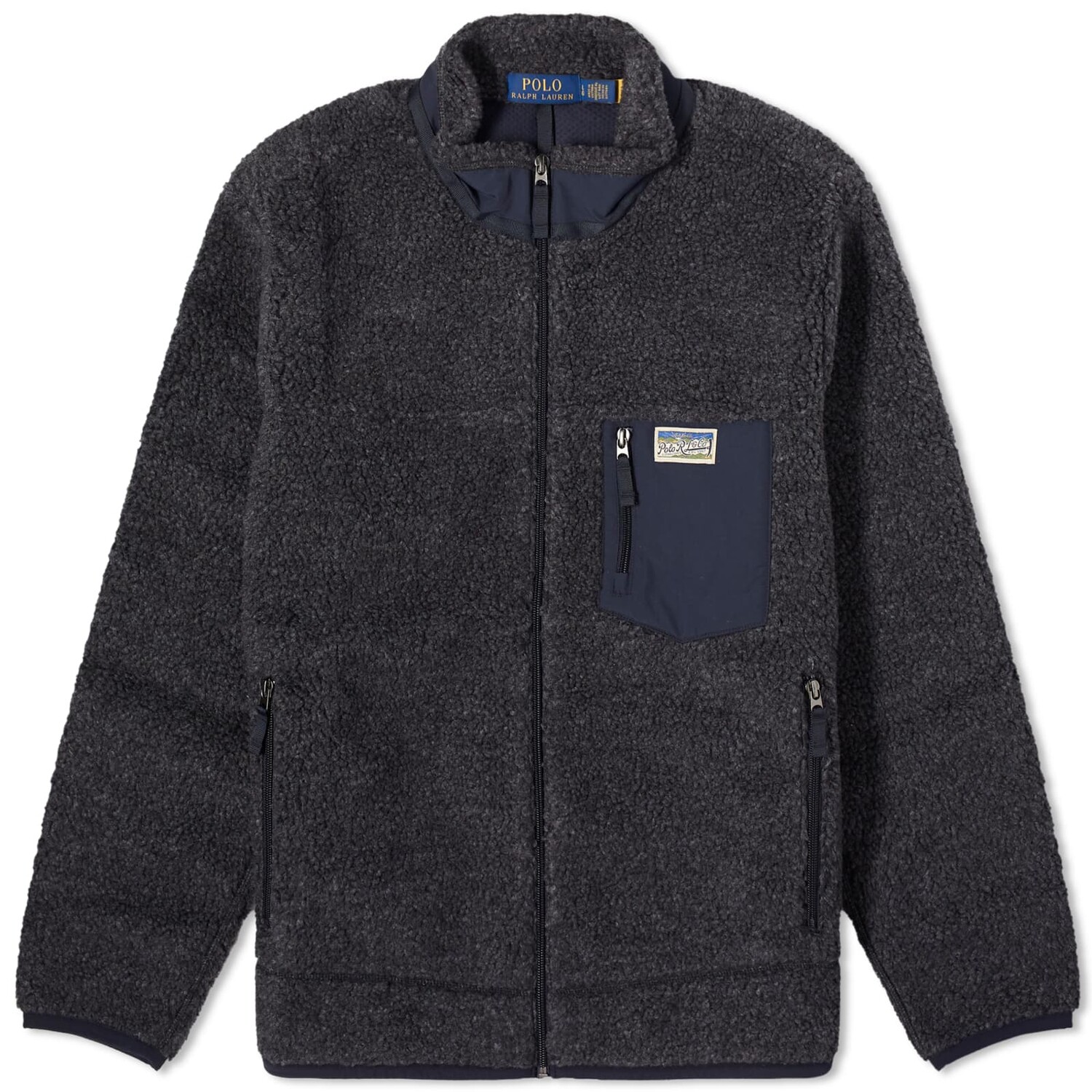 

Куртка Polo Ralph Lauren High Pile Fleece, темно-синий