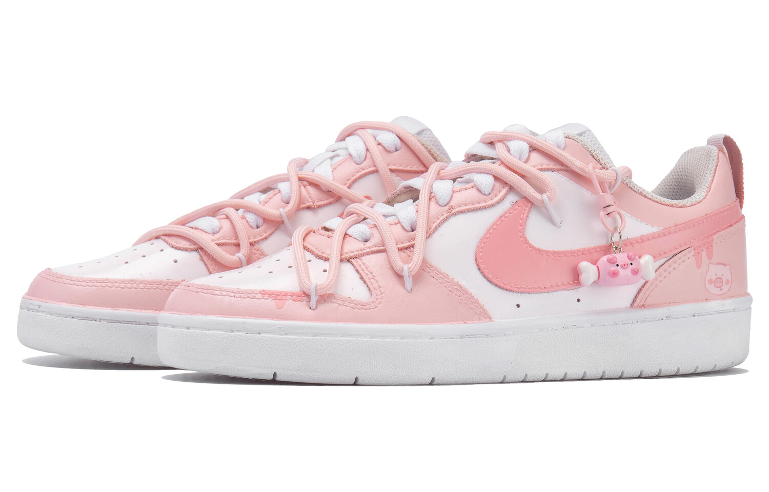 

Женские кроссовки для скейтбординга Nike Court Borough Low, White/Pink