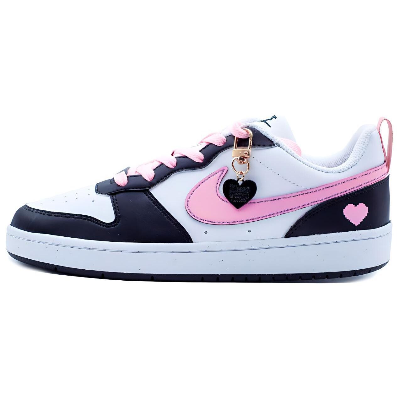 

Кроссовки Nike Court Borough Skateboard Shoes Women's Low-Top Black, черный