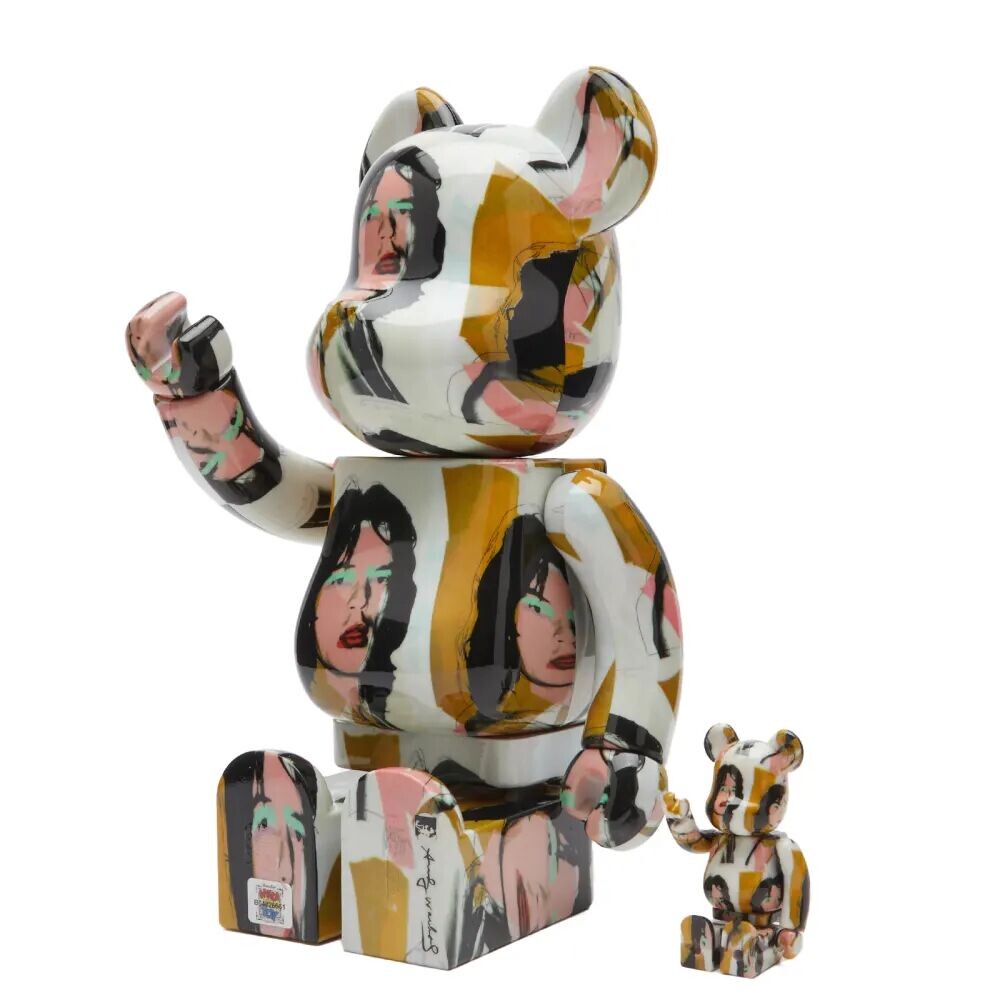 

Medicom be@rbrick энди уорхол мик джаггер 100% и 400%, мультиколор