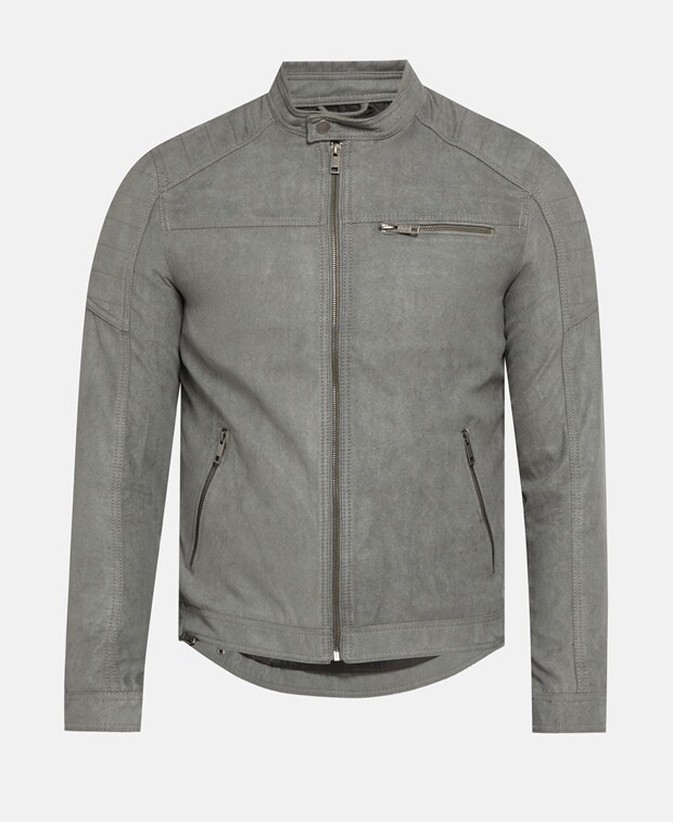 

Кожаная куртка Jack & Jones, бирюзовый