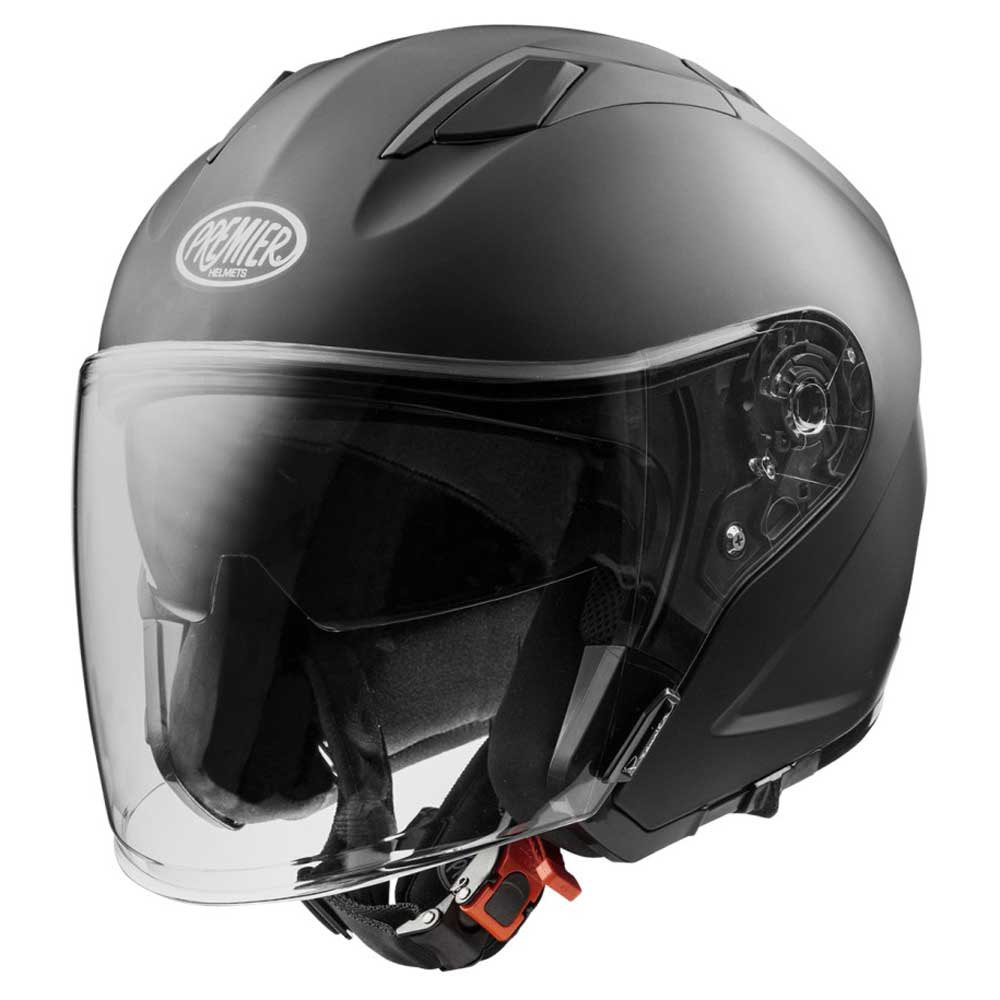 Открытый шлем Premier Helmets Dokker U9 BM, черный