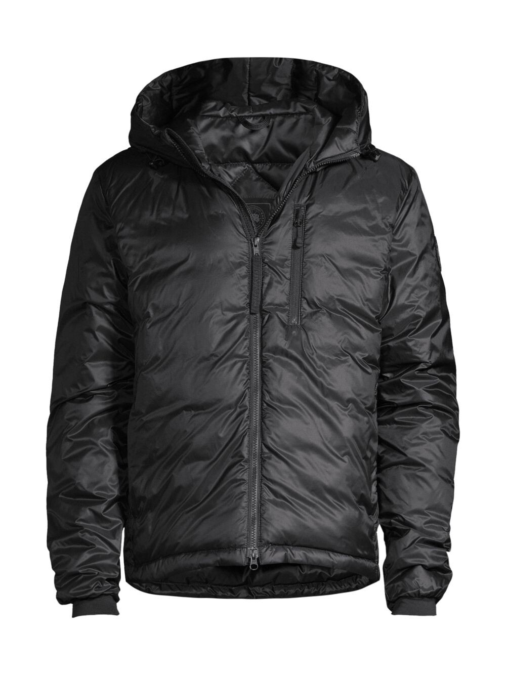 

Пуховик Lodge с капюшоном Canada Goose, черный