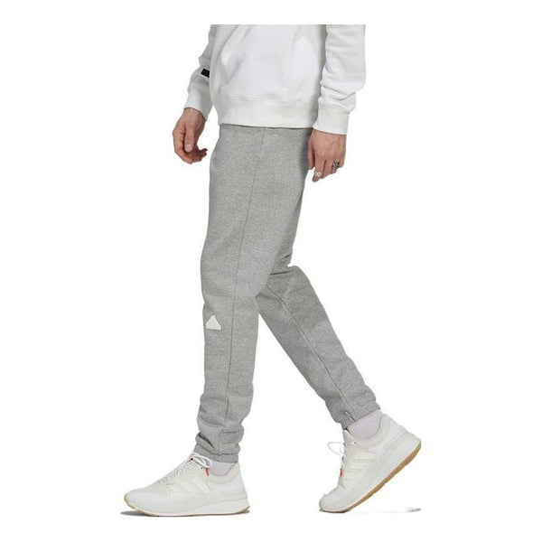 Спортивные штаны Men's adidas New Fl Pants Solid Color Small Logo Label Bundle Feet Sports Pants/Trousers/Joggers Gray, серый