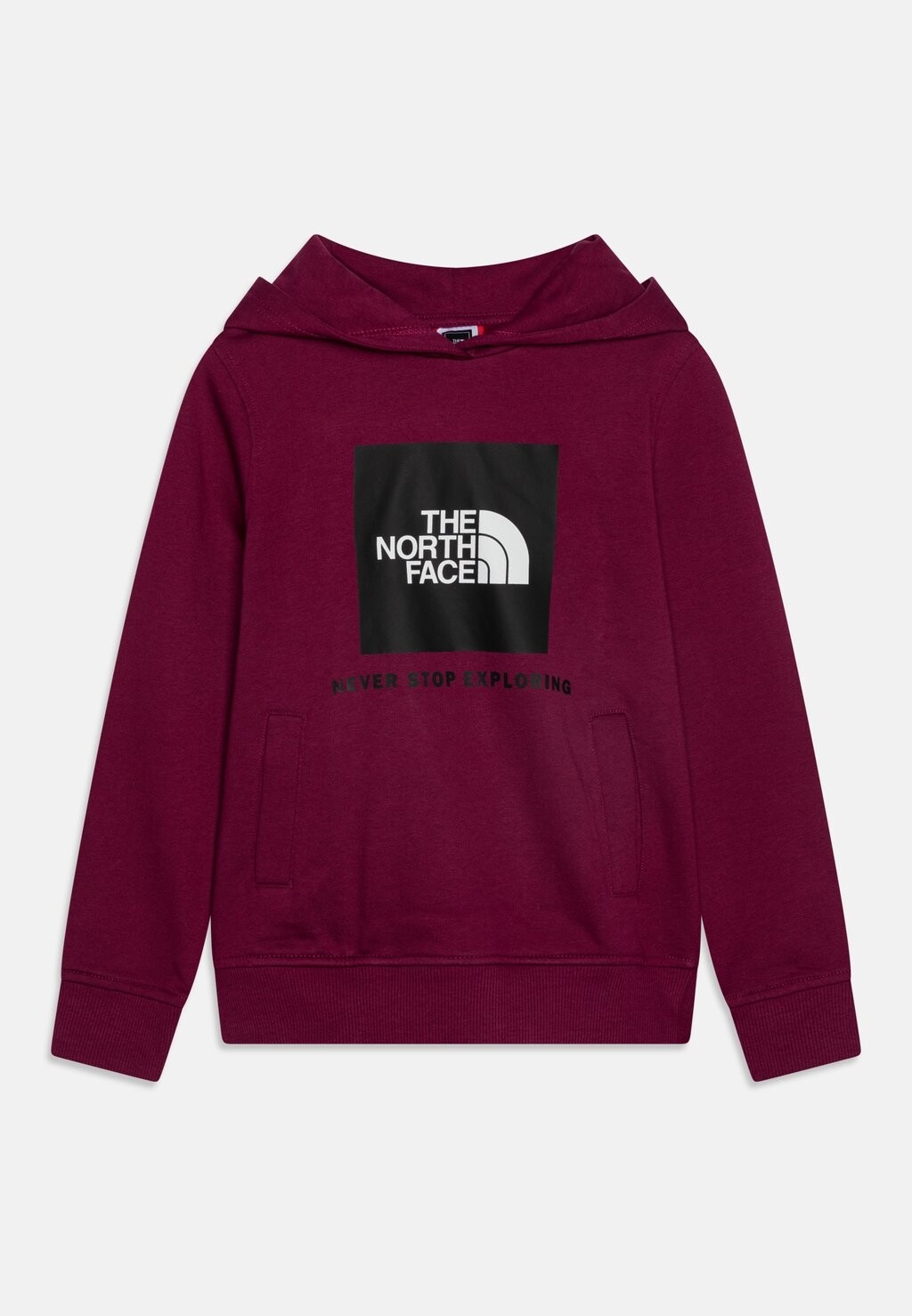 

Толстовка Teens Box Hoodie Unisex The North Face, цвет boysenberry