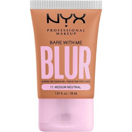 

NYX Professional Makeup Blurring Tint Foundation Среднее покрытие, матовое покрытие с ниацинамидом матча и глицерином, 30 мл, оттенок Med Neutral 11 Medium Neutral