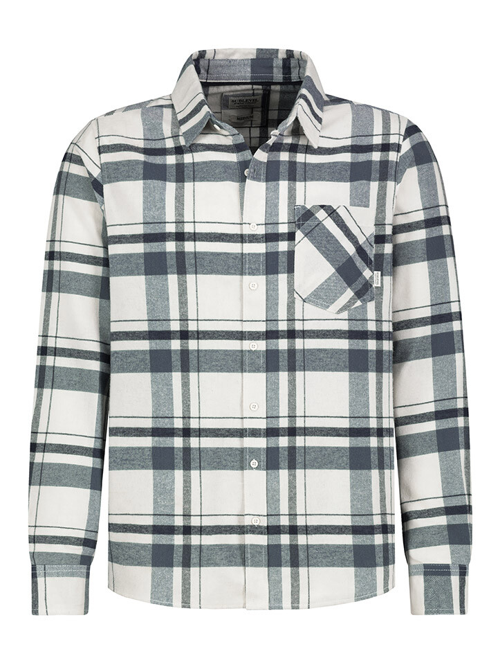 

Рубашка Sublevel Regular fit, кремовый