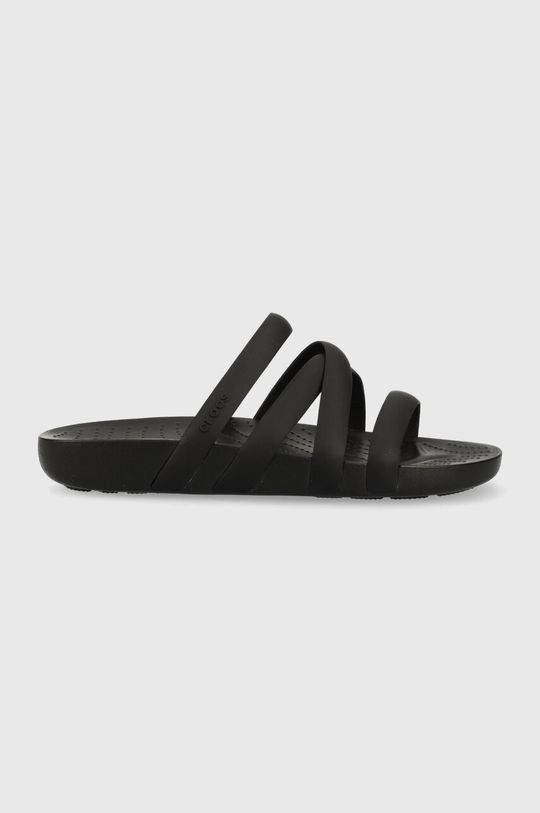 Шлепанцы Splash Strappy Sandal Crocs, черный