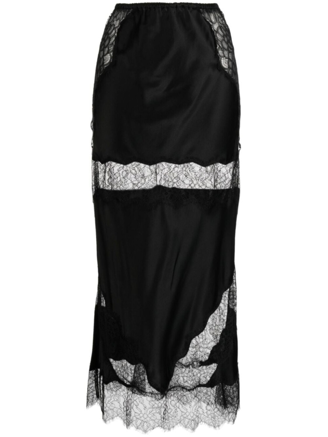 

Cynthia Rowley кружевная юбка Charmeuse, черный