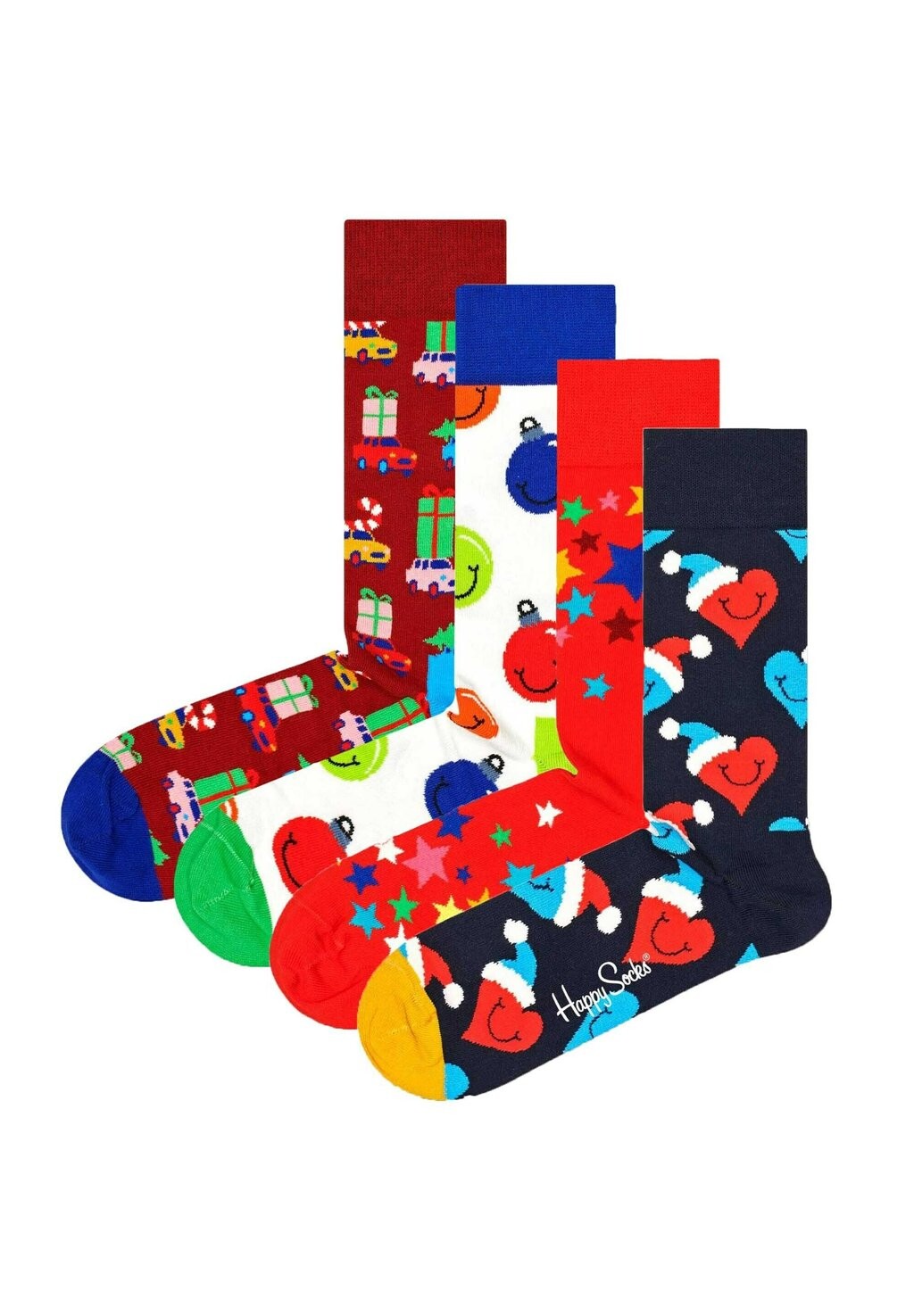 

Носки 4ER PACK X-MAS GESCHENKBOX Happy Socks, красный