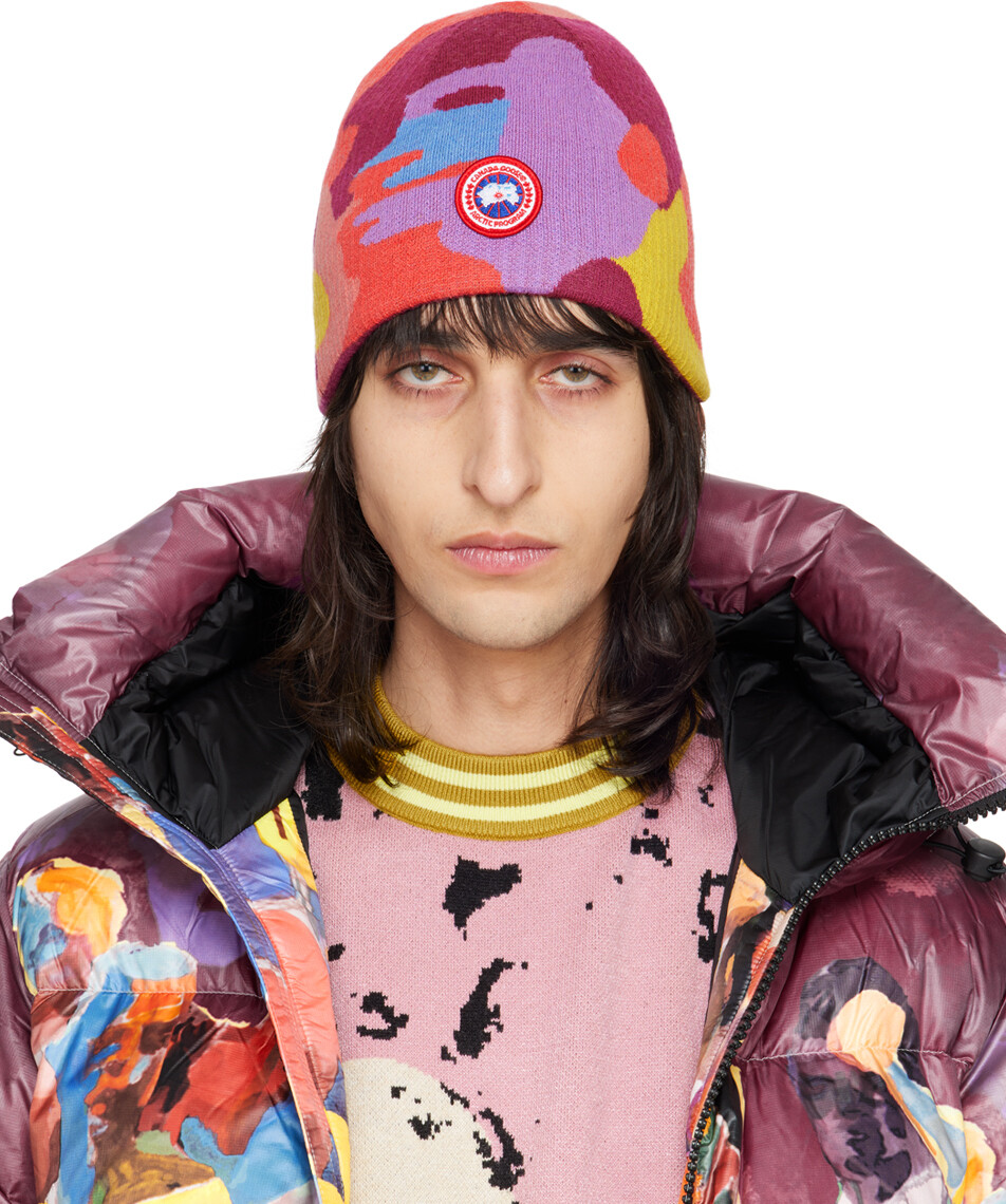 

Многоцветная шапка-бини Arctic Disc Canada Goose & NBA Edition Kidsuper