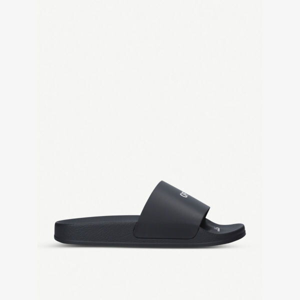 

Резиновые шлепанцы для бассейна с логотипом Off-White, черный