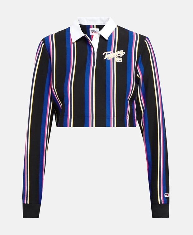 

Рубашка-поло с длинными рукавами Tommy Hilfiger, черный