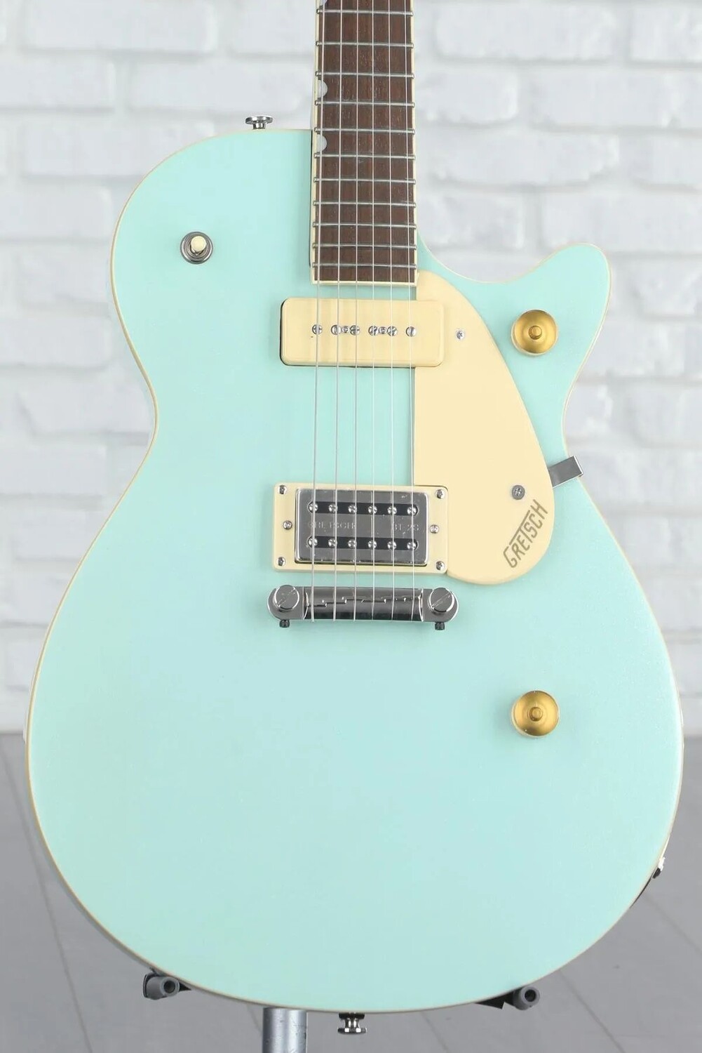 

Электрогитара Gretsch G2215-P90 Streamliner Junior Jet Club — мятный металлик с лавровой накладкой на грифе