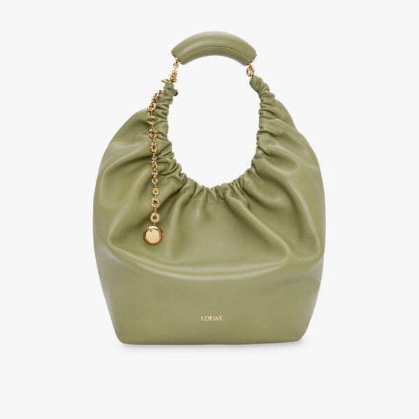 

Сумка через плечо из кожи среднего размера Loewe, зеленый