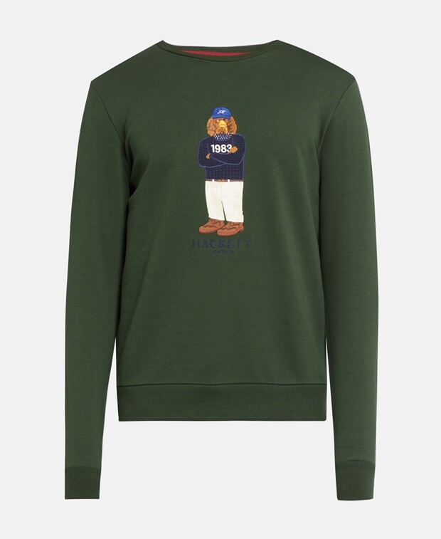 

Толстовка Hackett London, темно-зеленый