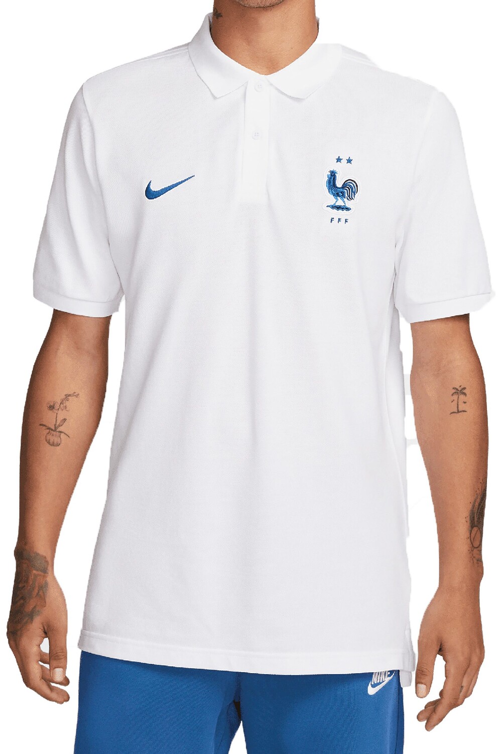 

Рубашка-поло France из пике Nike, белый