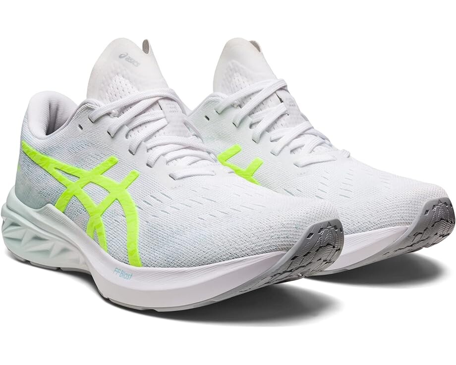 

Кроссовки ASICS Dynablast 3, цвет White/Safety Yellow