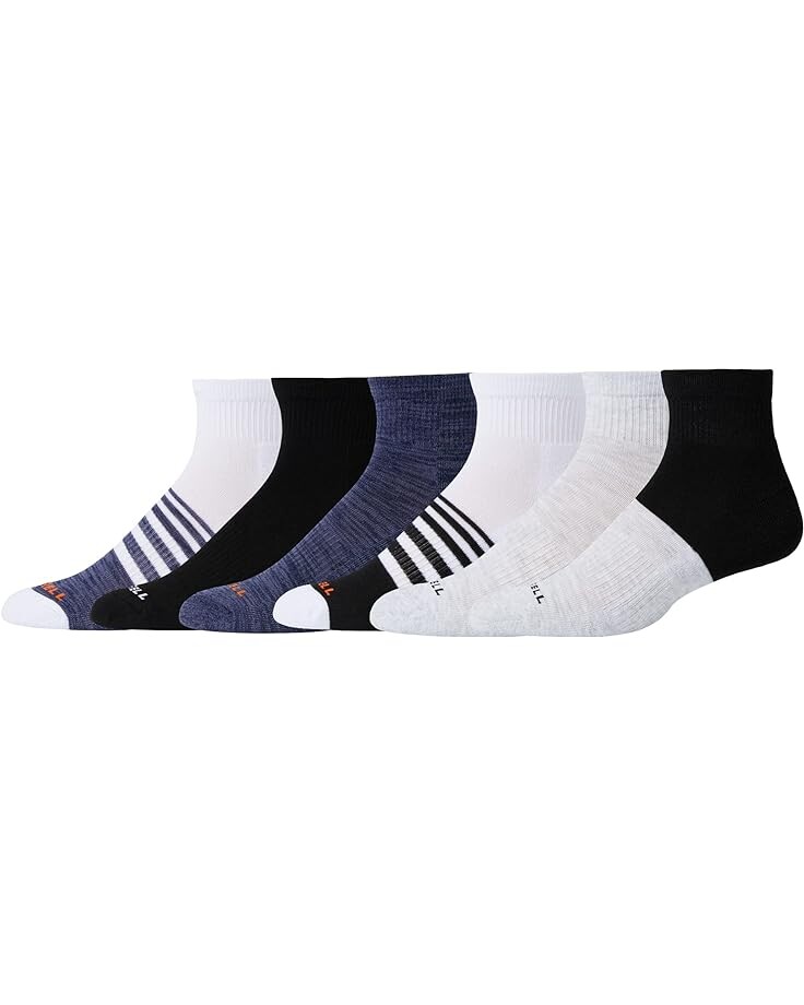 

Носки Merrell Recycled Cushioned Quarter Ankle 6-Pair Pack, цвет Blue Assorted