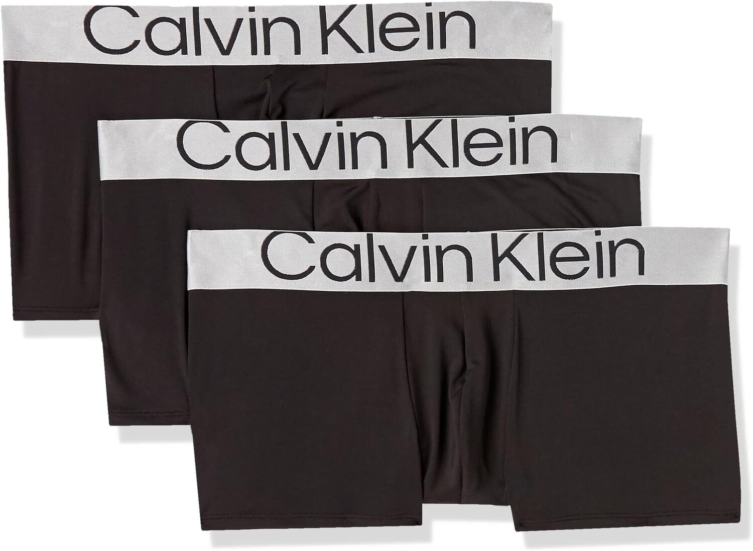 

Трусики из экологически чистой стали с низкой посадкой, 3 шт. Calvin Klein Underwear, черный