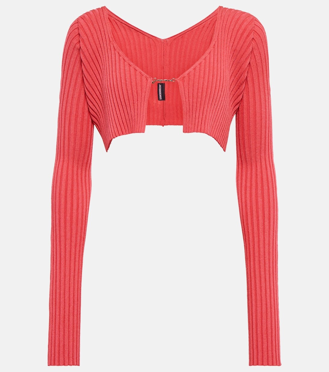 

Укороченный кардиган La Maille Pralu JACQUEMUS, розовый