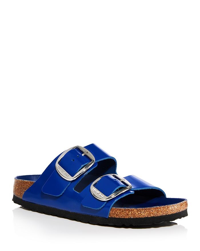 

Женские шлепанцы Arizona High Shine с большой пряжкой Birkenstock