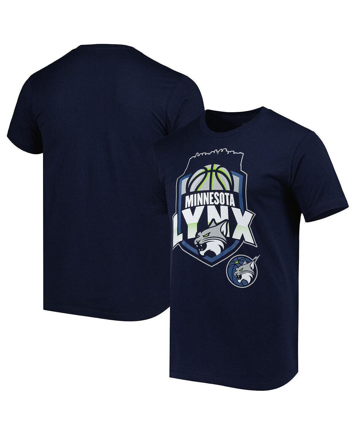 

Мужская и женская темно-синяя футболка Minnesota Lynx Crest Stadium Essentials, Синий