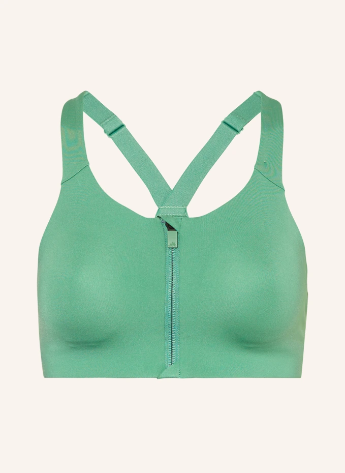 

Спортивный бюстгальтер tlrd impact luxe Adidas, зеленый