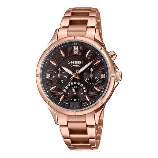 

Часы CASIO SHEENSeries Business es Rose-Golden/Black Dial Black Digital, черный