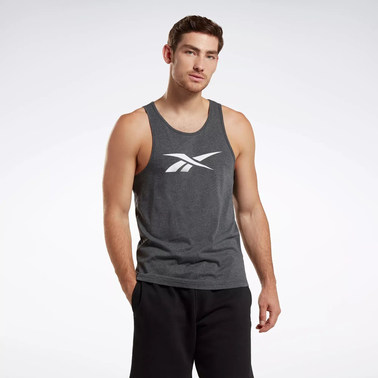 

Майка Graphic Series Vector Reebok, темно-серый